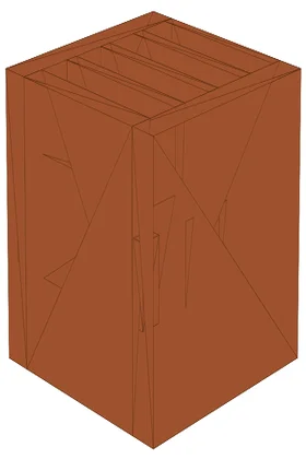 Flat  Panel  True  Style  T  M4100  Mahogany  Doors